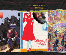 Load image into Gallery viewer, The Ultimate Image Comics/Kirby's Comic Art/Izzy's Comics Exclusive Bundle - Crossover #5/HaHa #3/Department of Truth #7