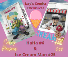 Load image into Gallery viewer, Ice Cream Man #25 & HaHa #6 - Izzy's Comics Exclusive Set by Casey Parsons