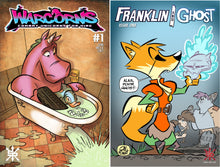Load image into Gallery viewer, Franklin and Ghost & Warcorns #1 Garret Gunn & Jay Fosgitt Izzy's Comics Exclusive Bundle