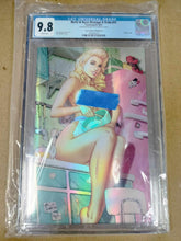 Load image into Gallery viewer, Notti &amp; Nyce Izzy&#39;s Comics Foil Virgin Edition Mike DeBalfo 6/10 CGC 9.8
