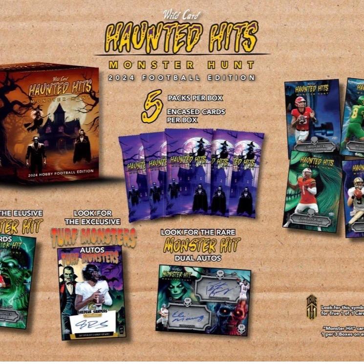 Wild Card Haunted Hits Hobby Box (FOOTBALL) – Izzy's Comics LLC