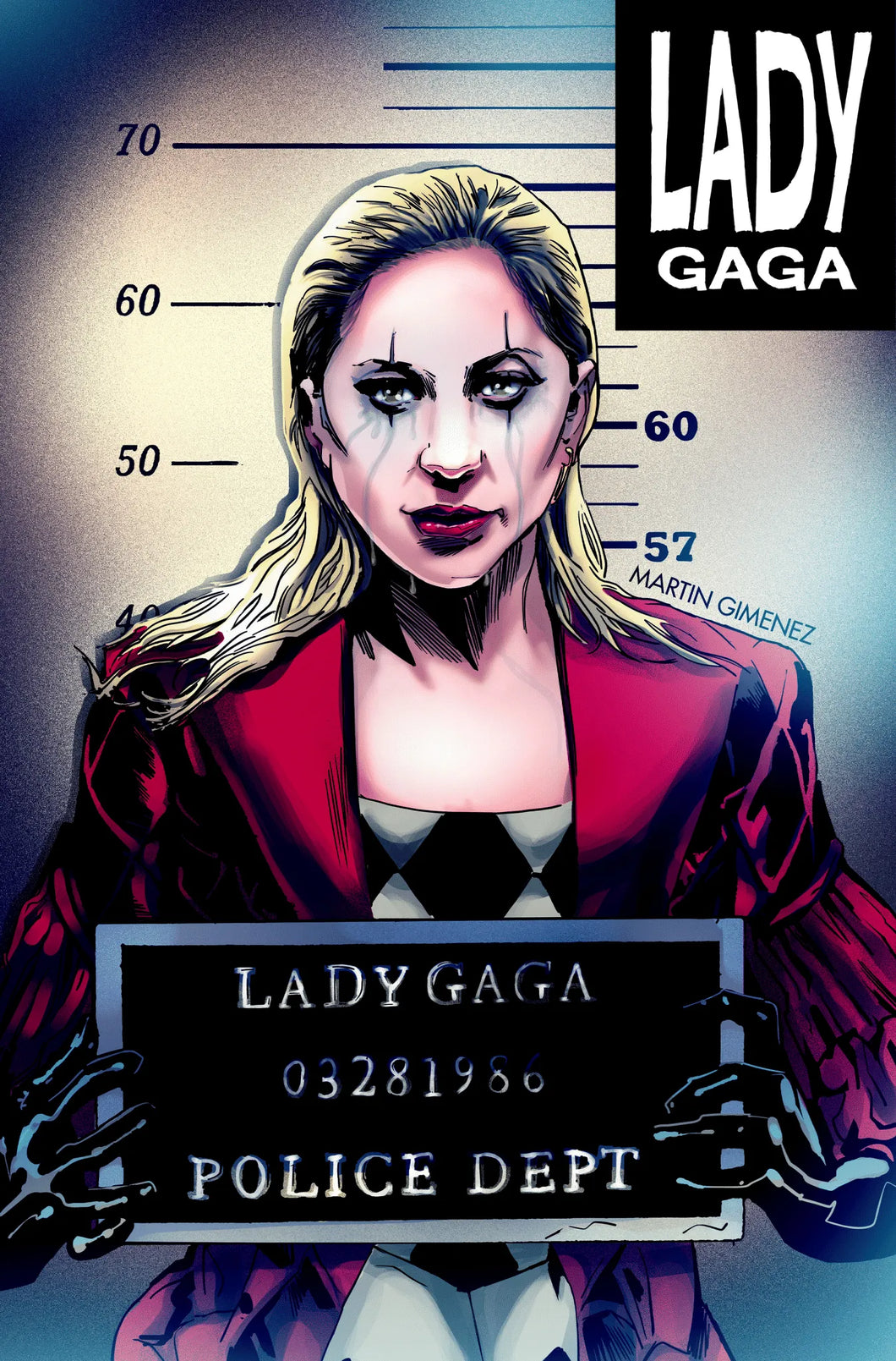 Lady Gaga - Catwoman #51 Homage - 1st Lady Gaga as Harley Quinn Cover!