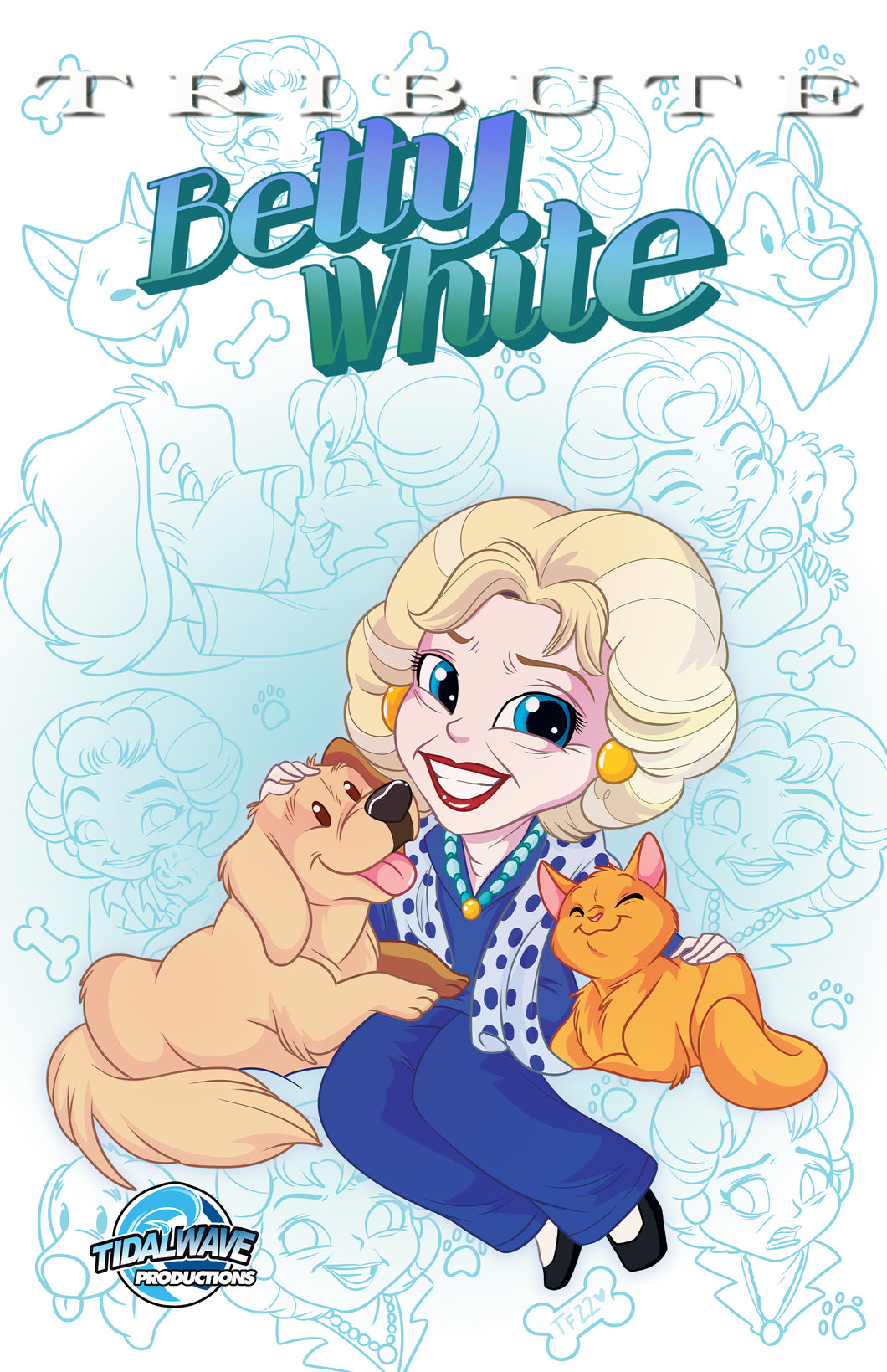 Tribute Betty White - Izzy's Comics Exclusive - Cover by Trish Forstner