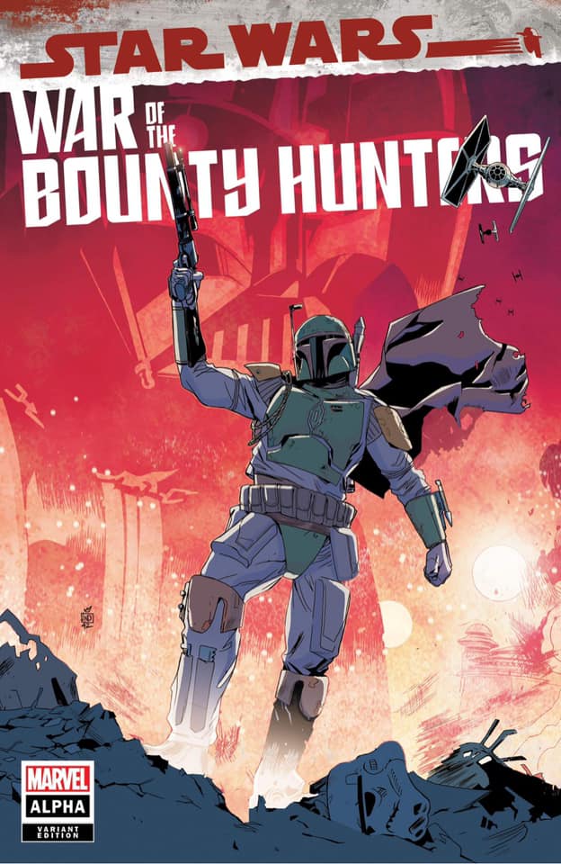 Star Wars War of the Bounty Hunters Alpha Izzy's Comics & The Comic Book  Dealer Exclusive - Cover by Stefano Landini