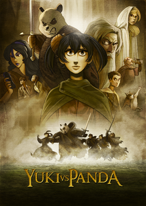 Yuki vs Panda #1 - Izzy's Comics Exclusive - Lord of the Rings Movie Poster Homage