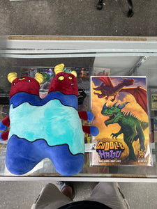Cuddle Kaiju Ashcan by Aaron Bartling and Plush Combo
